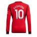 Manchester United Marcus Rashford #10 Kopio Koti Pelipaita 2023-24 Pitkät Hihat